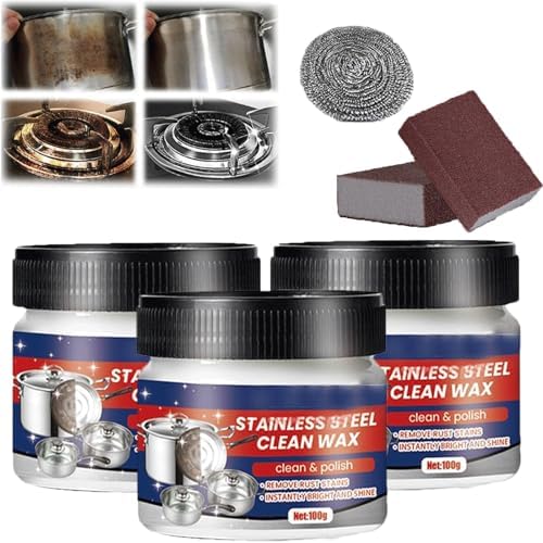 Magical Nano Stainless Steel Cleaner Paste 3pcs 1