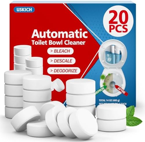 USKICH Toilet Bowl Cleaner Tablets 20 Pack