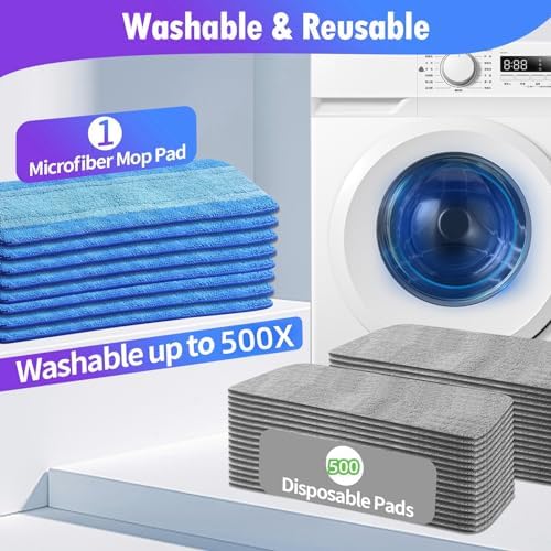 8-Pack Reusable Swiffer Mop Pads for 13-15 Spray Mop