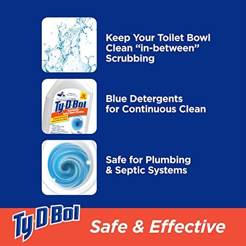 Ty-D-Bol Automatic Toilet Cleaner for Continuous Fresh Bathroom Hygiene