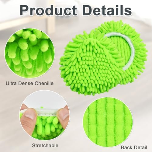 DLAIMI 6 Pack Spin Mop Replacement Heads