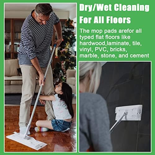 Zubebe 600 Pcs Dry Mop Pad Refills for Floor Cleaning