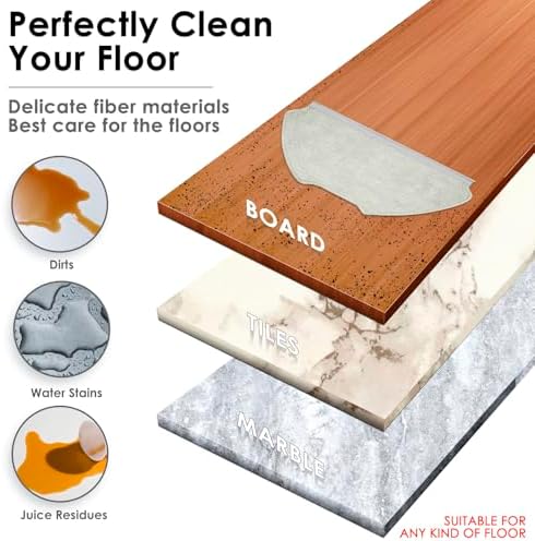 4 Pack T20 Replacement Mop Pads for Airrobo Robot Vacuum