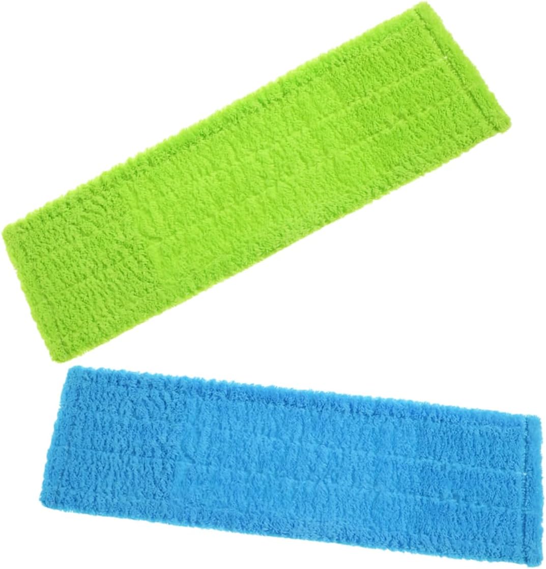 CALLARON 2pcs Thick Coral Fleece Mop Pads Replacement