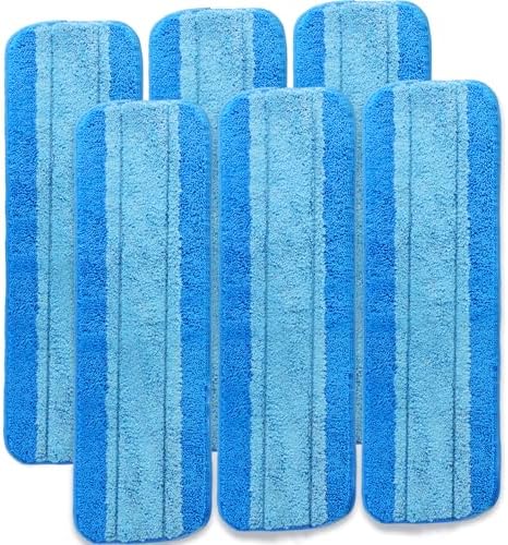 INFICRIME 6 Pack Microfiber Mop Pads for Bona Mop 18 Inch