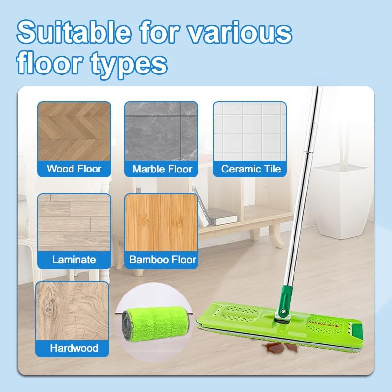 6pcs Microfiber Mop Refills for Libman Rinse N Wring Mop