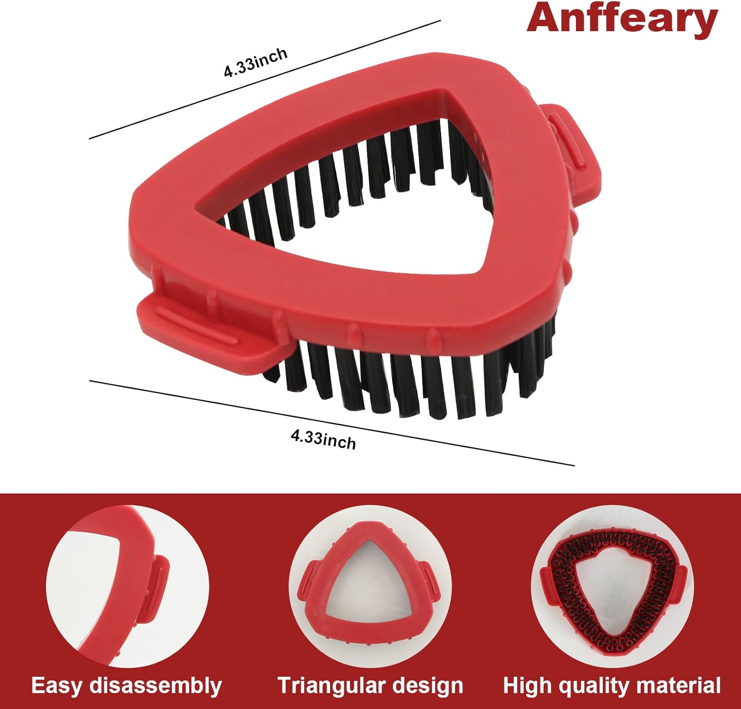 Anffeary 4-Piece Mop Head Replacement Set for Ocedar 2 Tank System