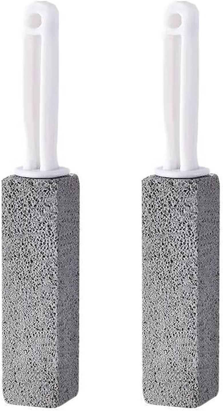 Jowmoy 2 Pack Pumice Stone Toilet Cleaner with Handle