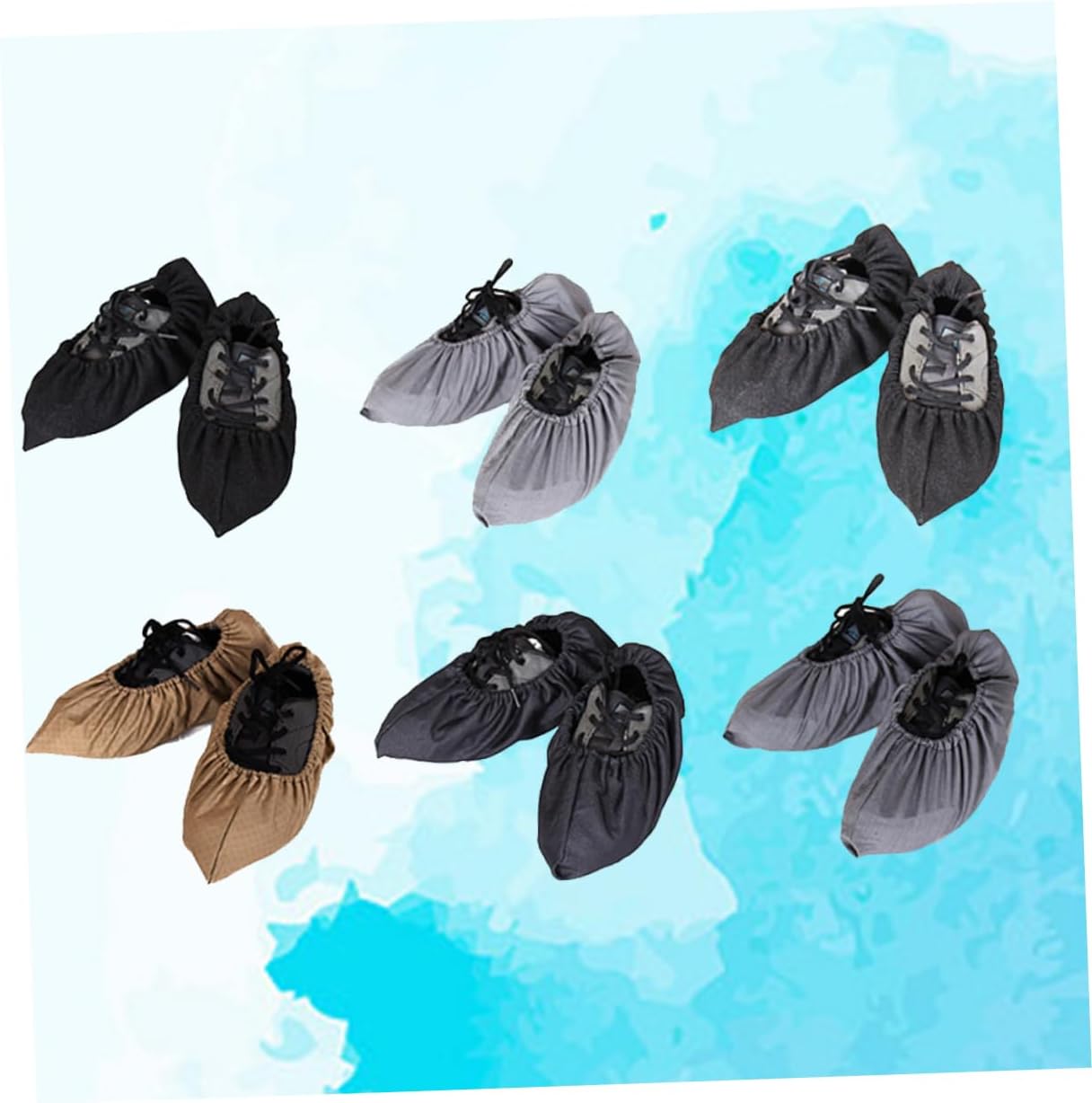 PACKOVE Mopping Shoes Cover 1 Pair Non-Slip Indoor Cleaning Shoes 1