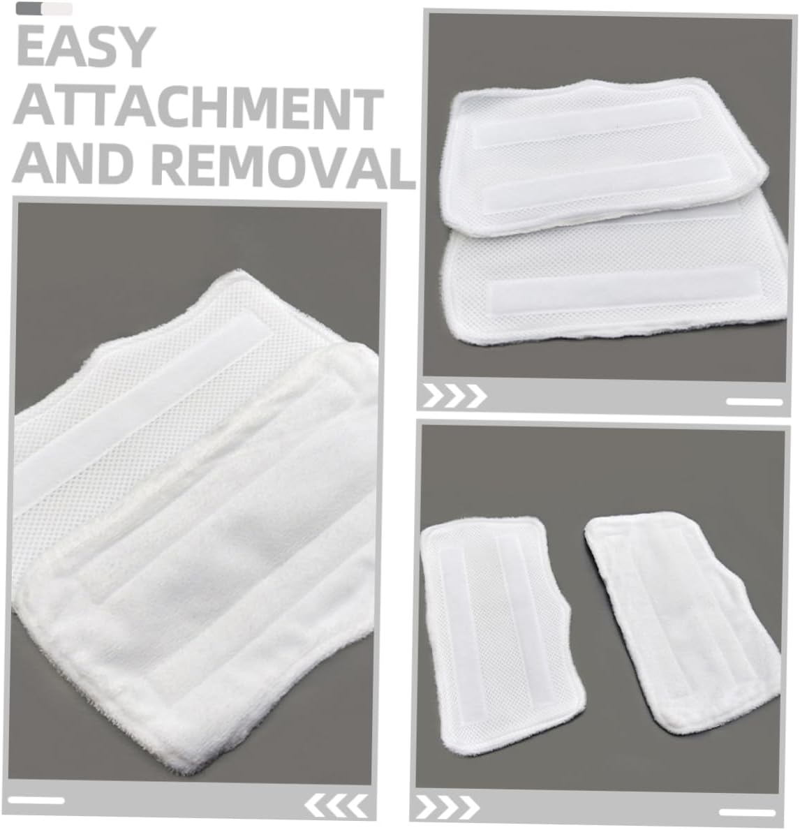3pcs Washable Microfiber Steam Mop Pads for Shark Compatible Replacement
