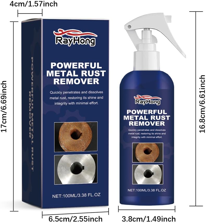 2024 New Powerful Metal Rust Remover 3PCS