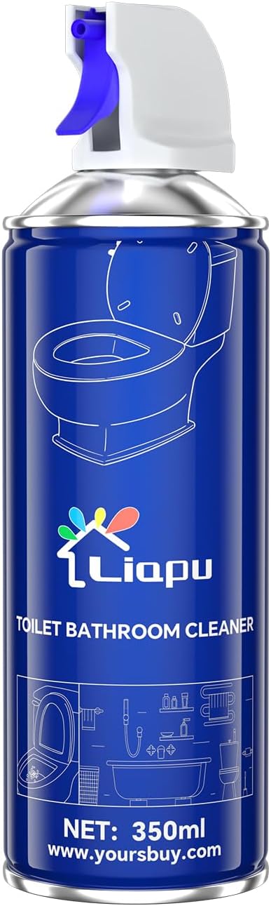 Liapu Toilet Bowl Cleaner Eco-Friendly Fresh Mint Scent Rapid Stain Remover