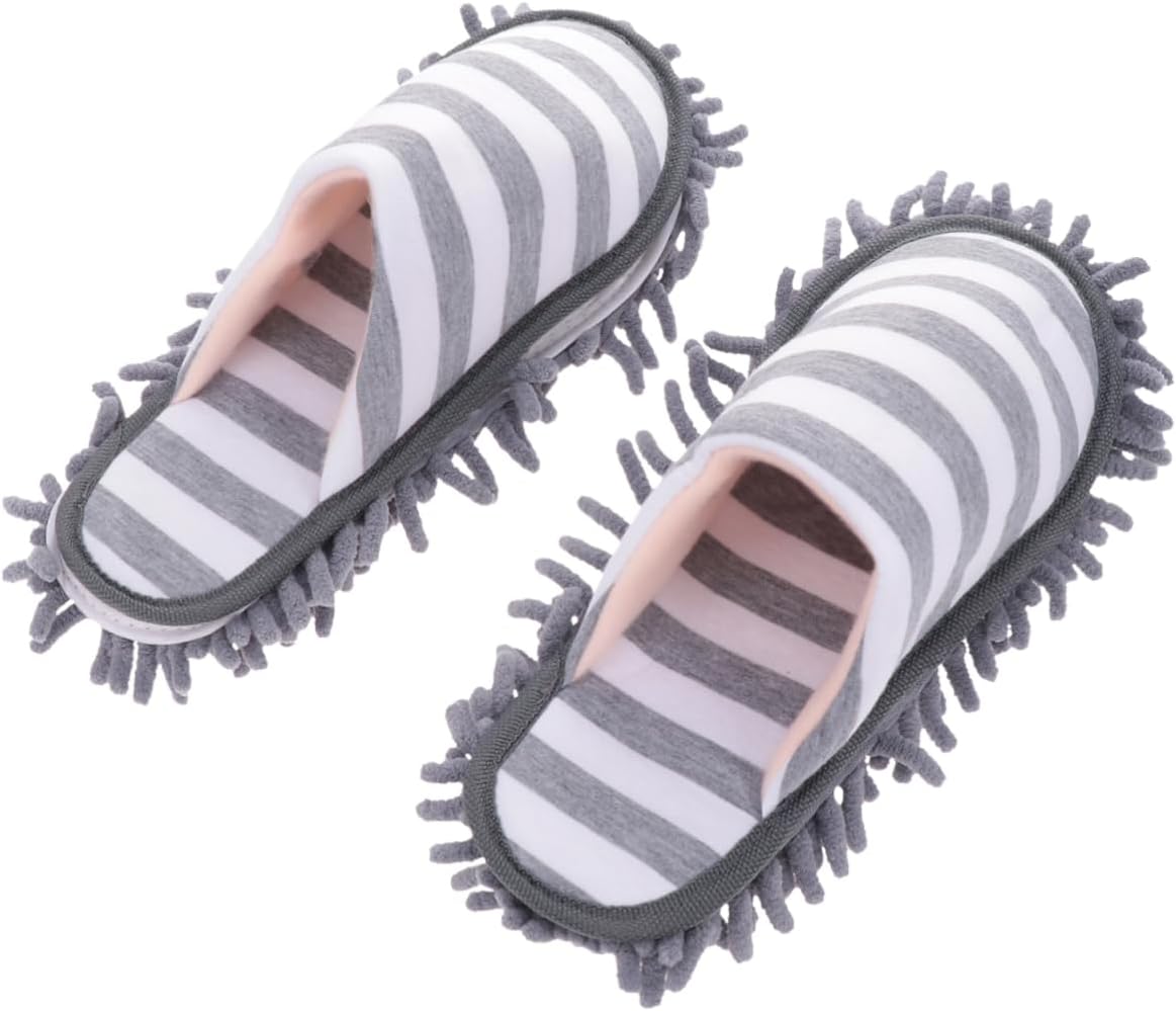 Minkissy Chenille Floor Clean Slippers Washable