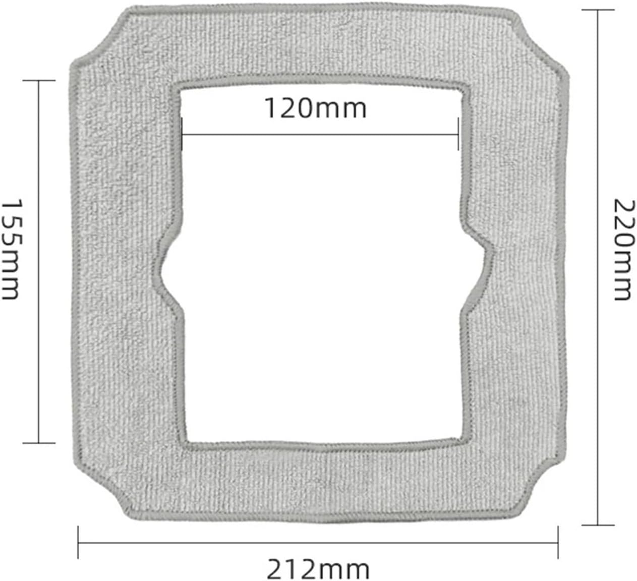 Vamarads Microfiber Mopping Pads 4 Pack for ECOVACS and WINBOT MINI