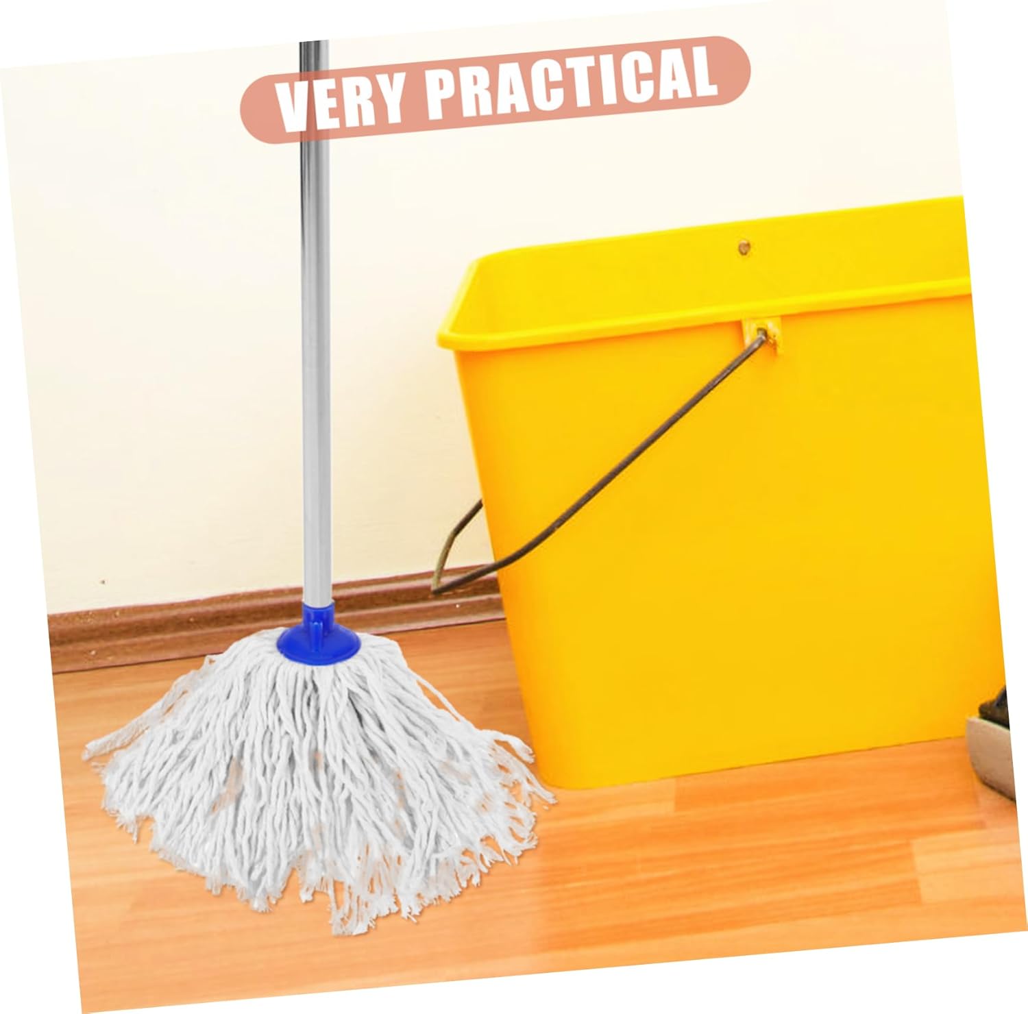 3Pcs Washable Yarn Mop Refill for Durable Household Cleaning