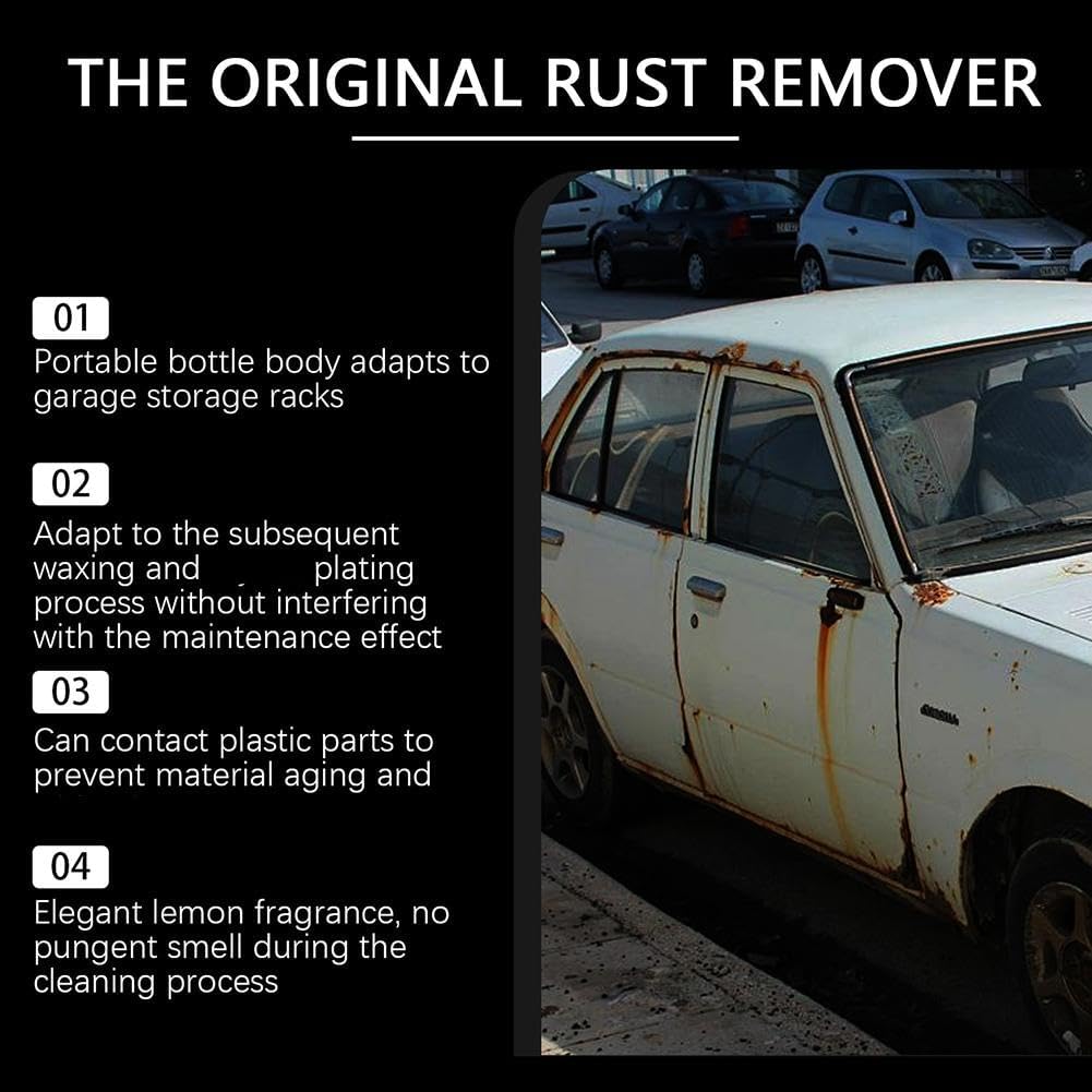 Fast-Acting Rust Remover Spray 3PCS for Tools and Surfaces