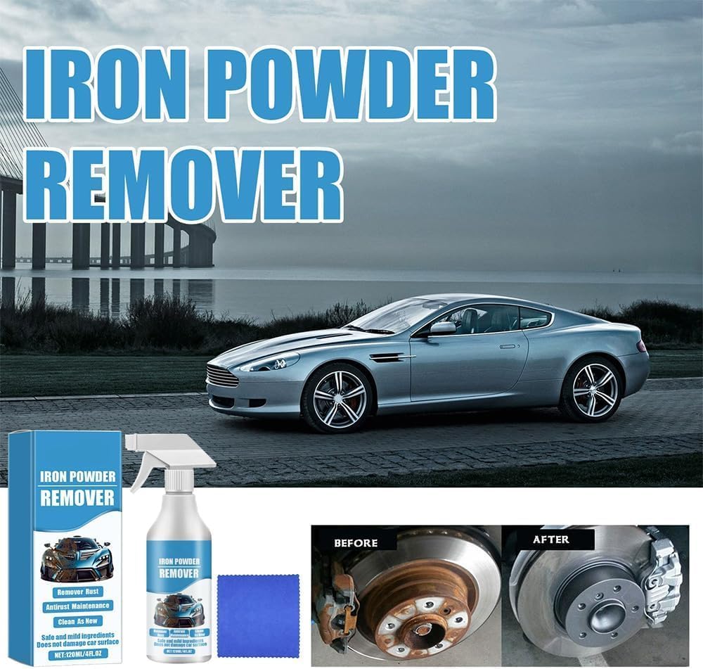ZANWANXIN Car Rust Iron Particle Remover Spray 2pcs