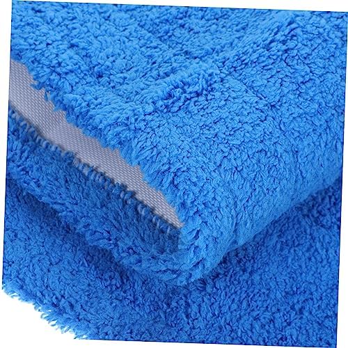 2Pcs Coral Fleece Mop Pads Reusable Washable