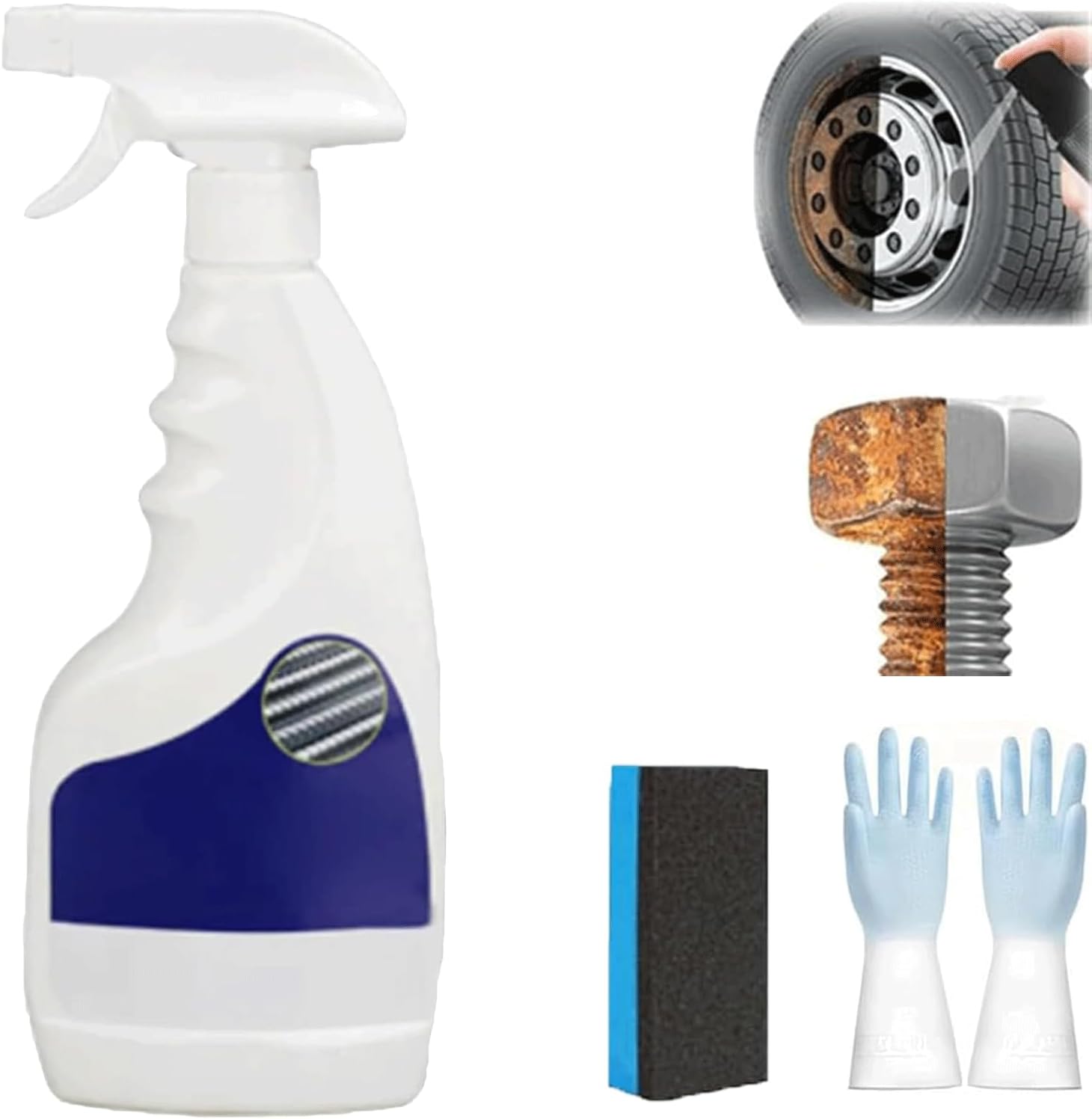 Starstartree Heavy-Duty Metal Rust Remover Spray