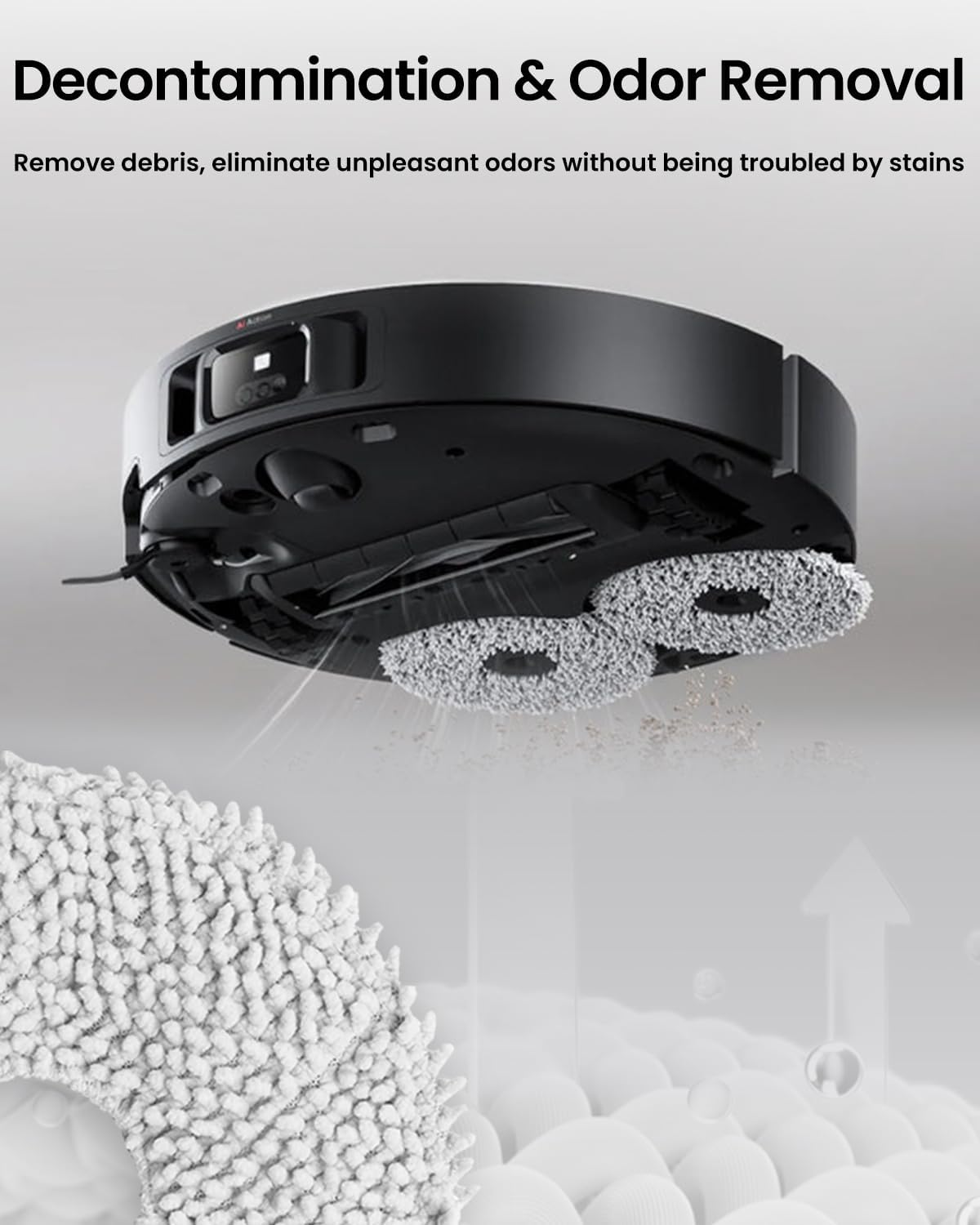Rrochio Microfiber Mop Pads for Dreame Robot Vacuums