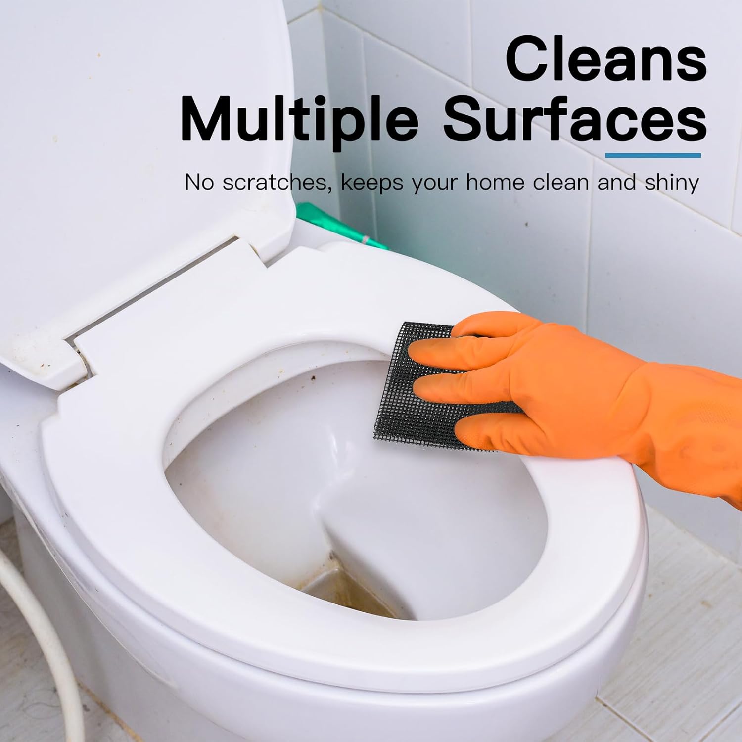 Yncotte Toilet Cleaner 15PCS Abrasive Mesh Pads