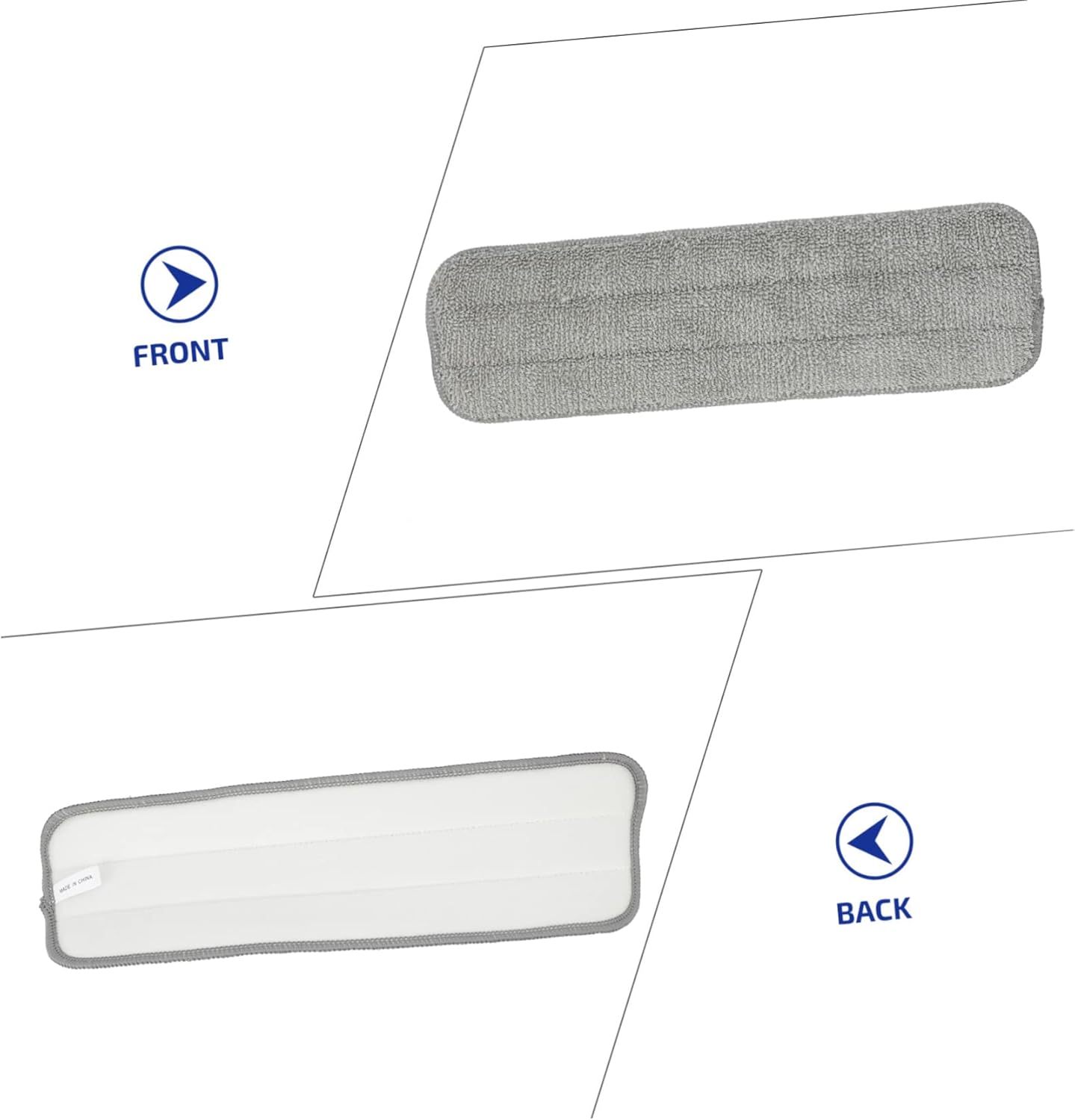 5Pcs Spray Mop Pads Washable Replacement Mop Heads