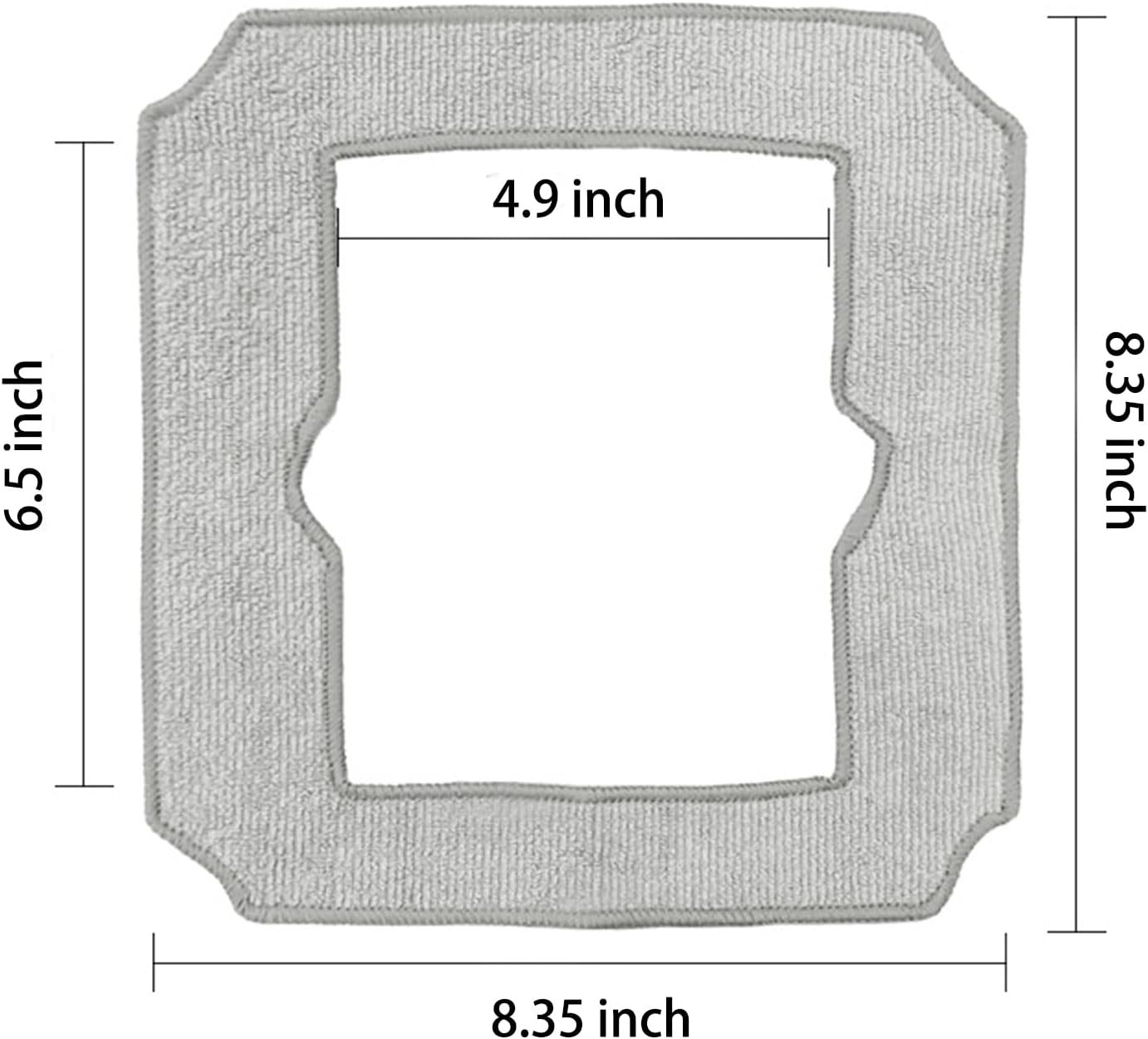 JZSTARINGE Mopping Pads for ECOVACS Winbot Mini 9 Pcs Reusable Cleaning Replacement