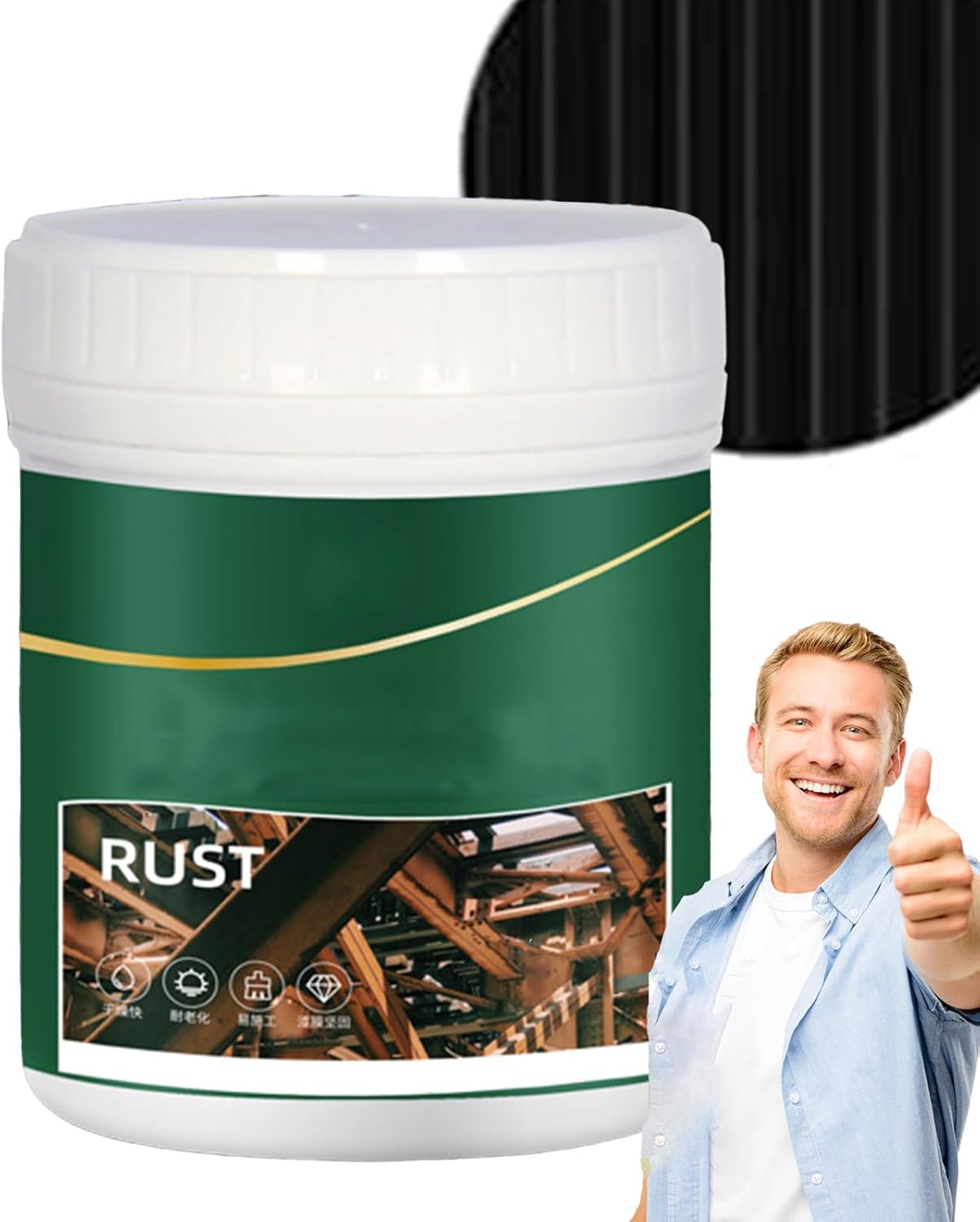 Rust Conversion Primer Black 500g for Metal