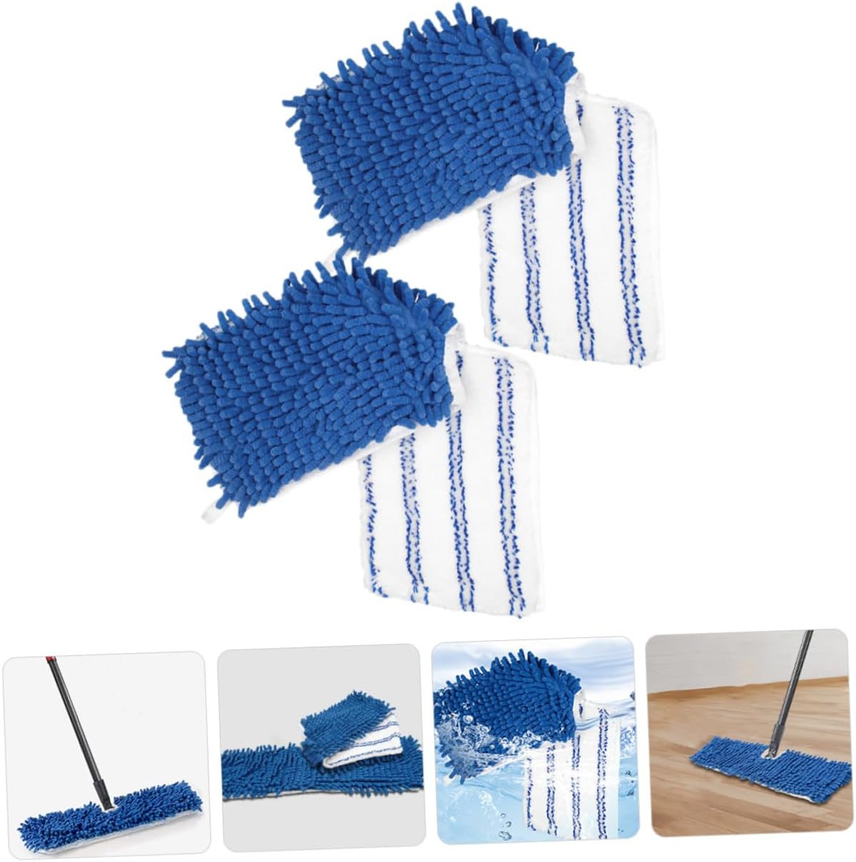 Ipetboom Chenille Mop Pads Replacement WetDry