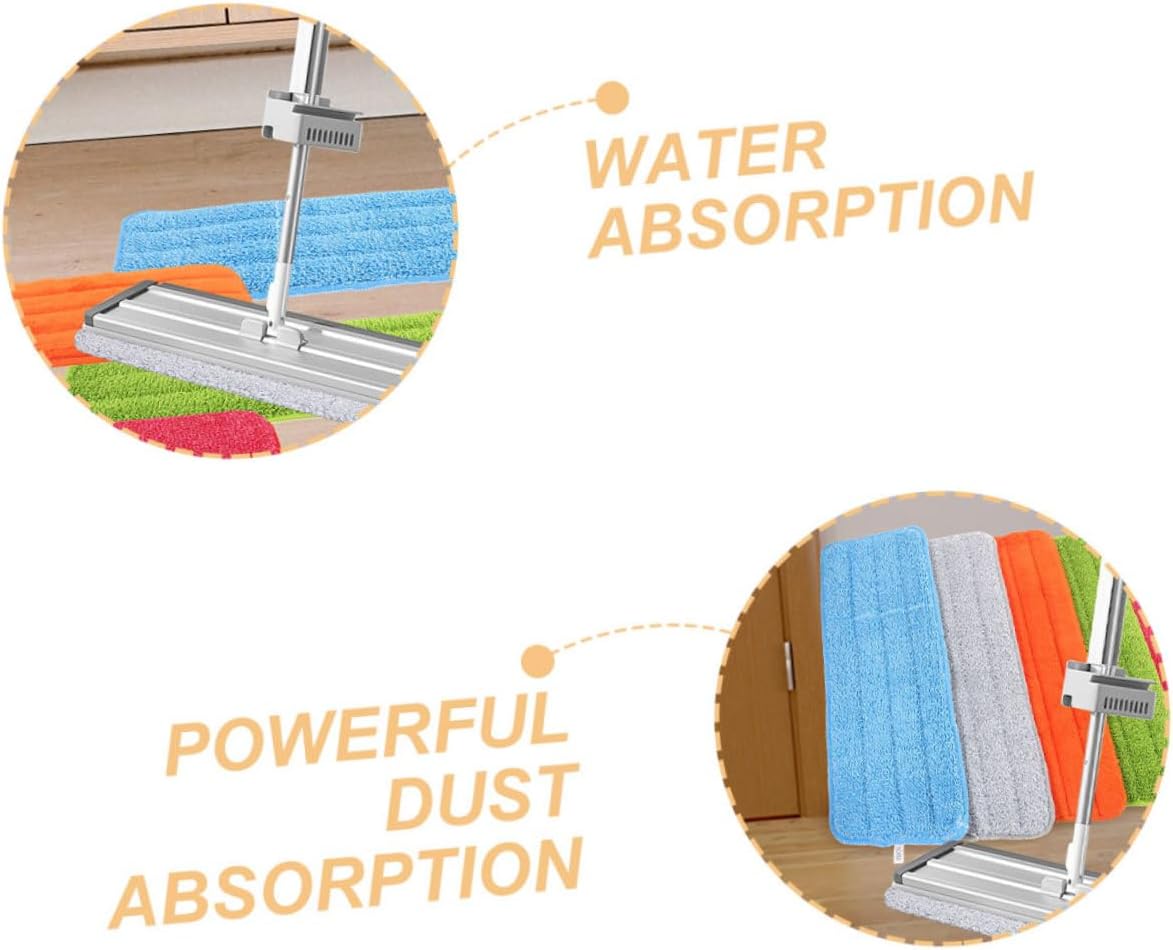 4Pcs Flat Mop Replacement Pads for Hardwood Floors 1