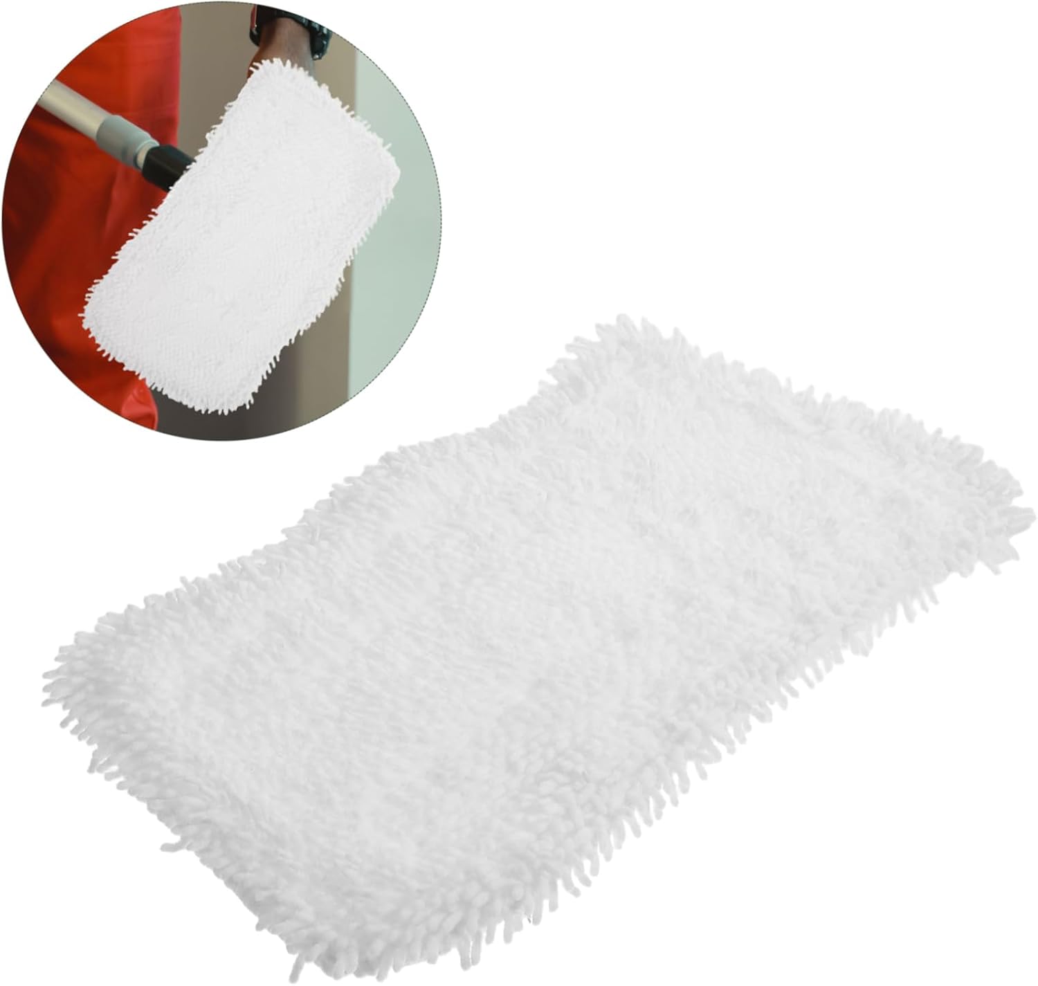 2pcs Washable Replacement Mop Pads for Kitchen Cleaning