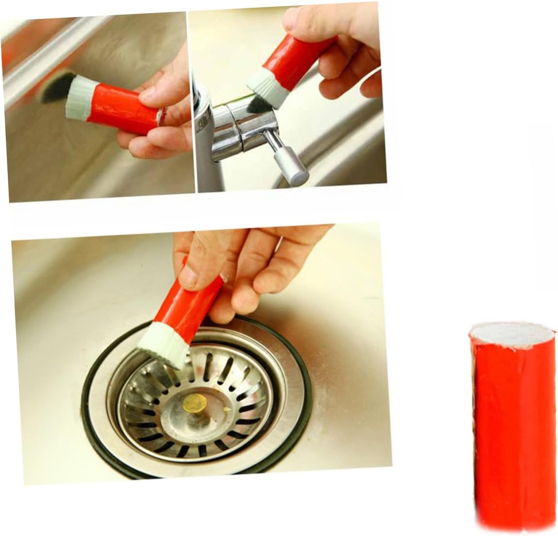 COOLHIYA 12PCS Stainless Steel Rust Remover Stick for Kitchen Cleaning