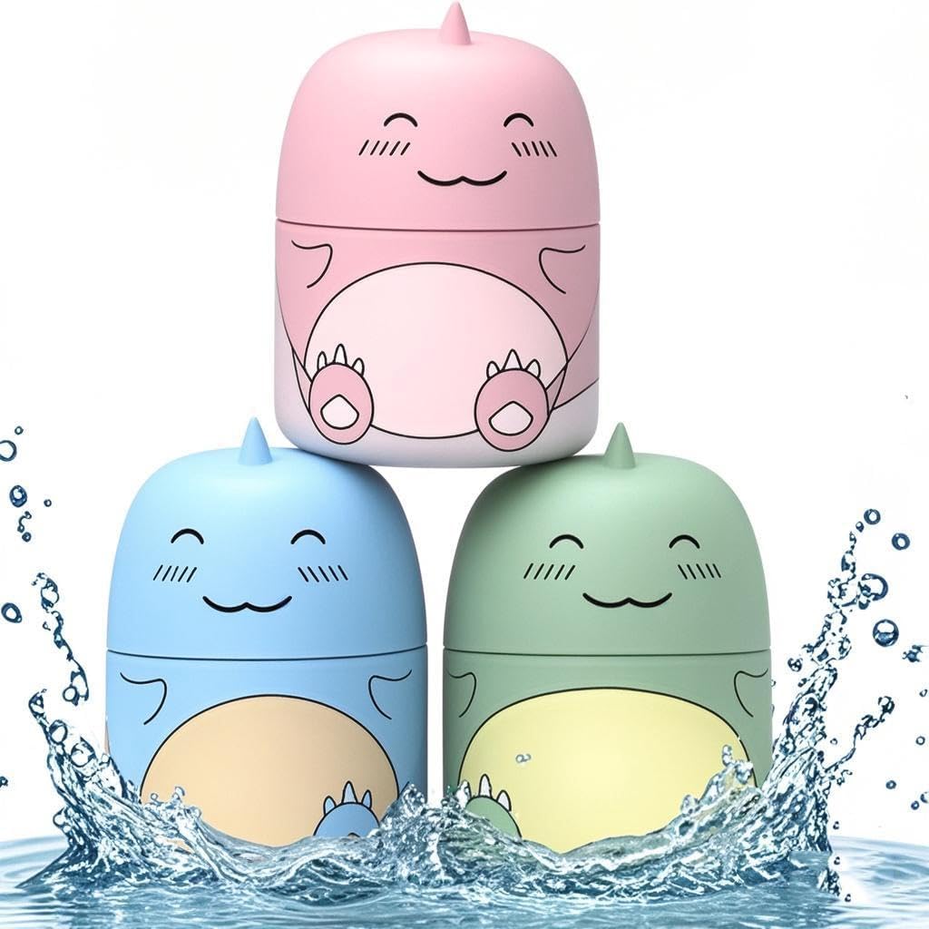 CloudMades Cute Dinosaur Toilet Cleaner Bottle with 3 Scents