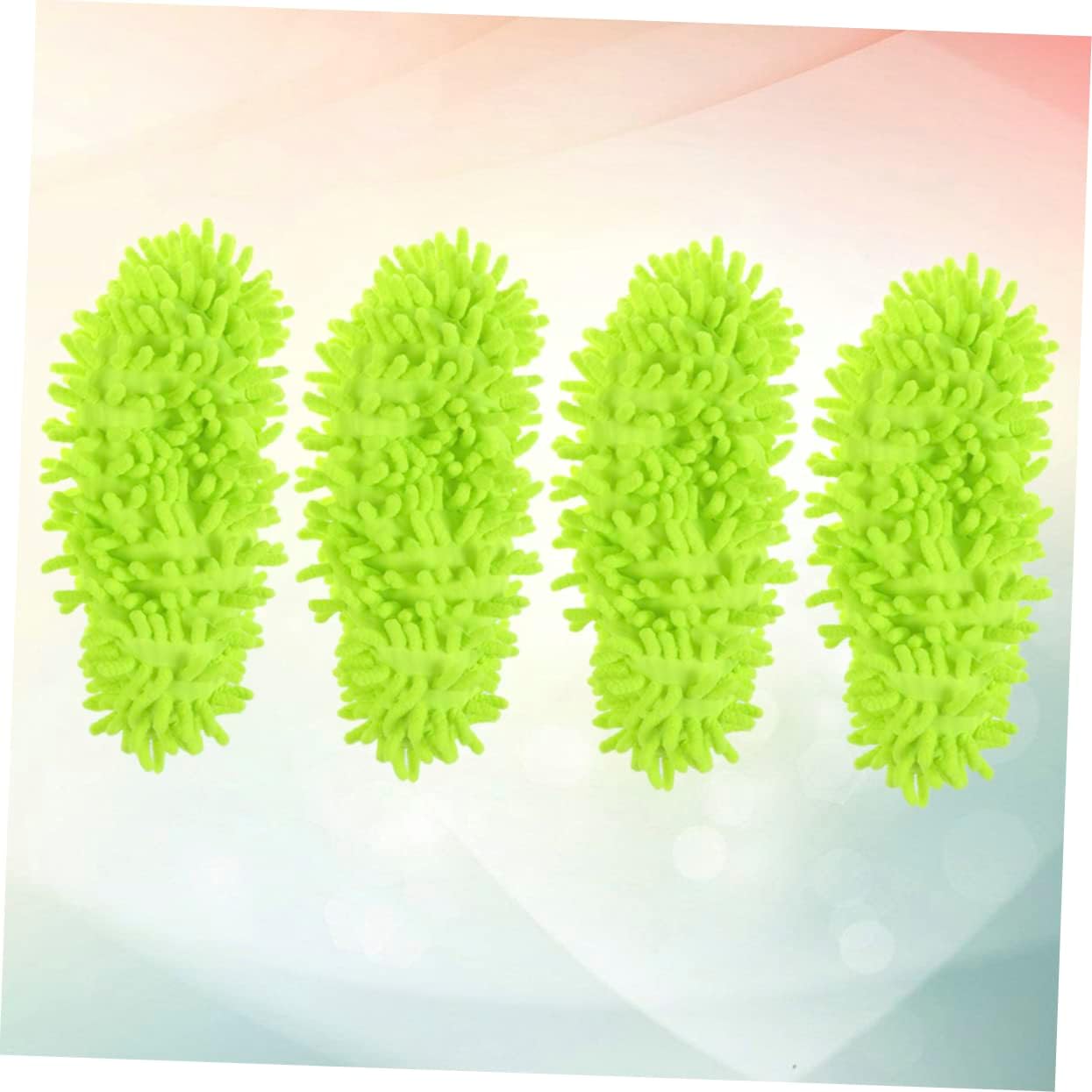 CALLARON Mop Caps Chenille Dust Mop Slippers 4 Pcs