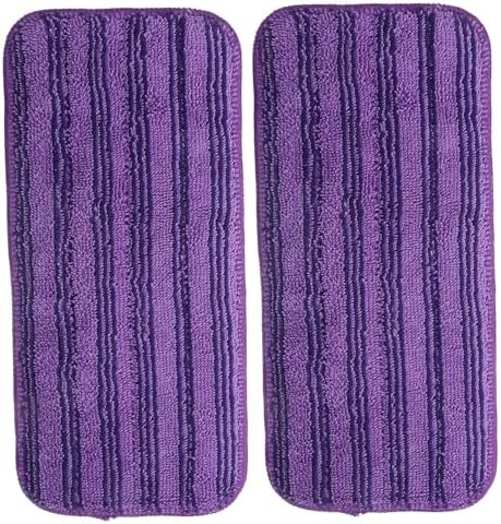 CALLARON 2pcs Microfiber Mop Pads Replacement for Hard Floors