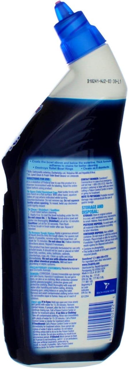 Lysol Power Toilet Bowl Cleaner Value Pack 2 Count