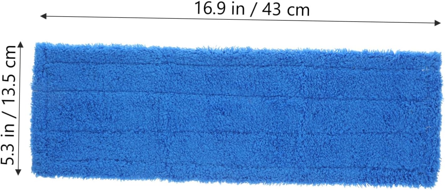 Blue Reusable Mop Pads for Hardwood Floors