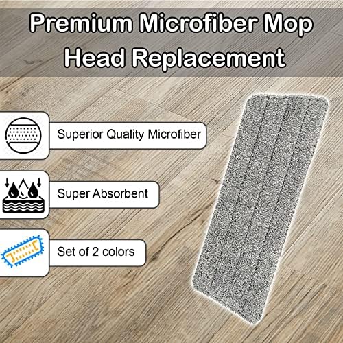 Replacement Microfiber Mop Heads Set of 4