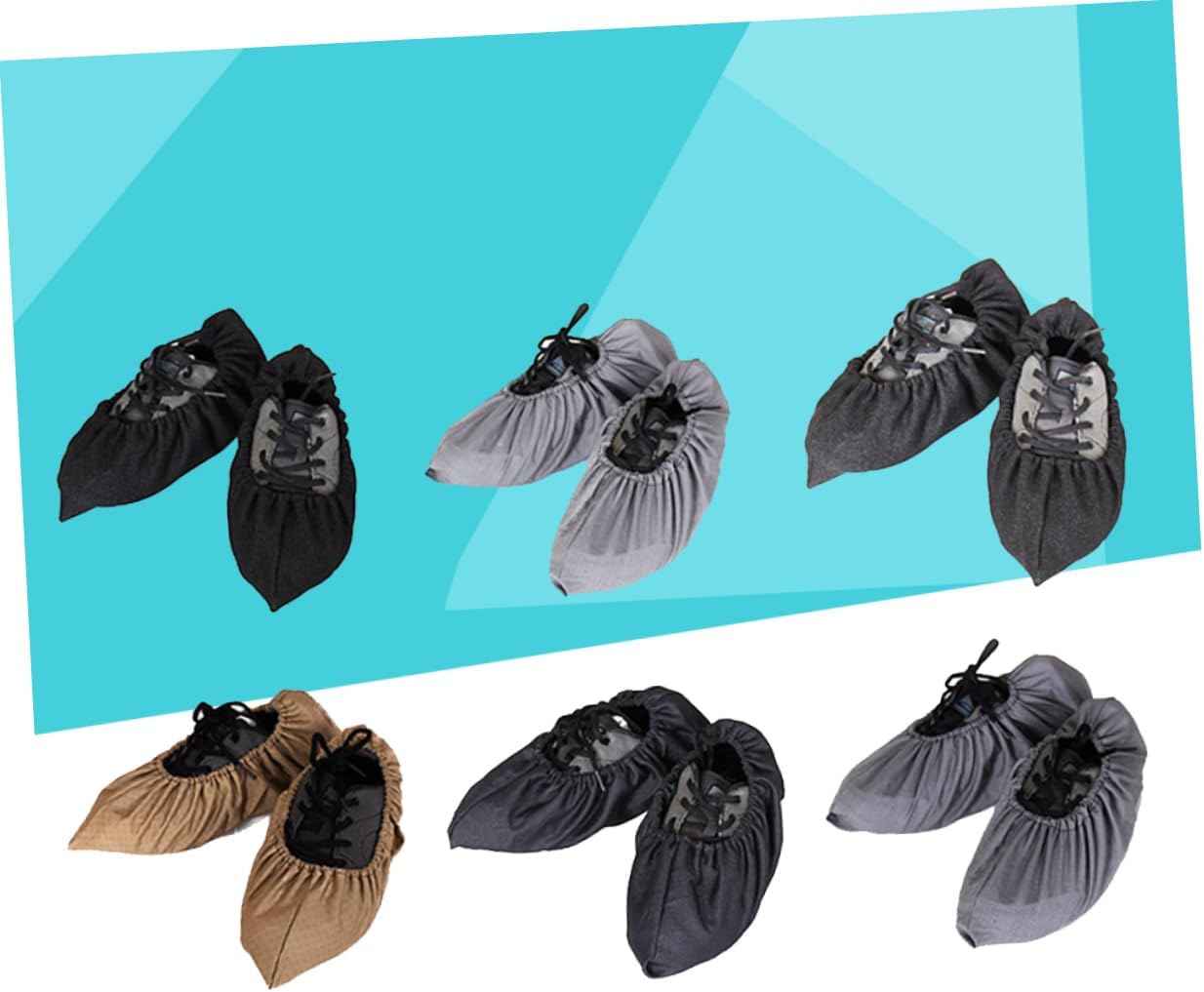 PACKOVE Mopping Shoes Cover 1 Pair Non-Slip Indoor Cleaning Shoes 1