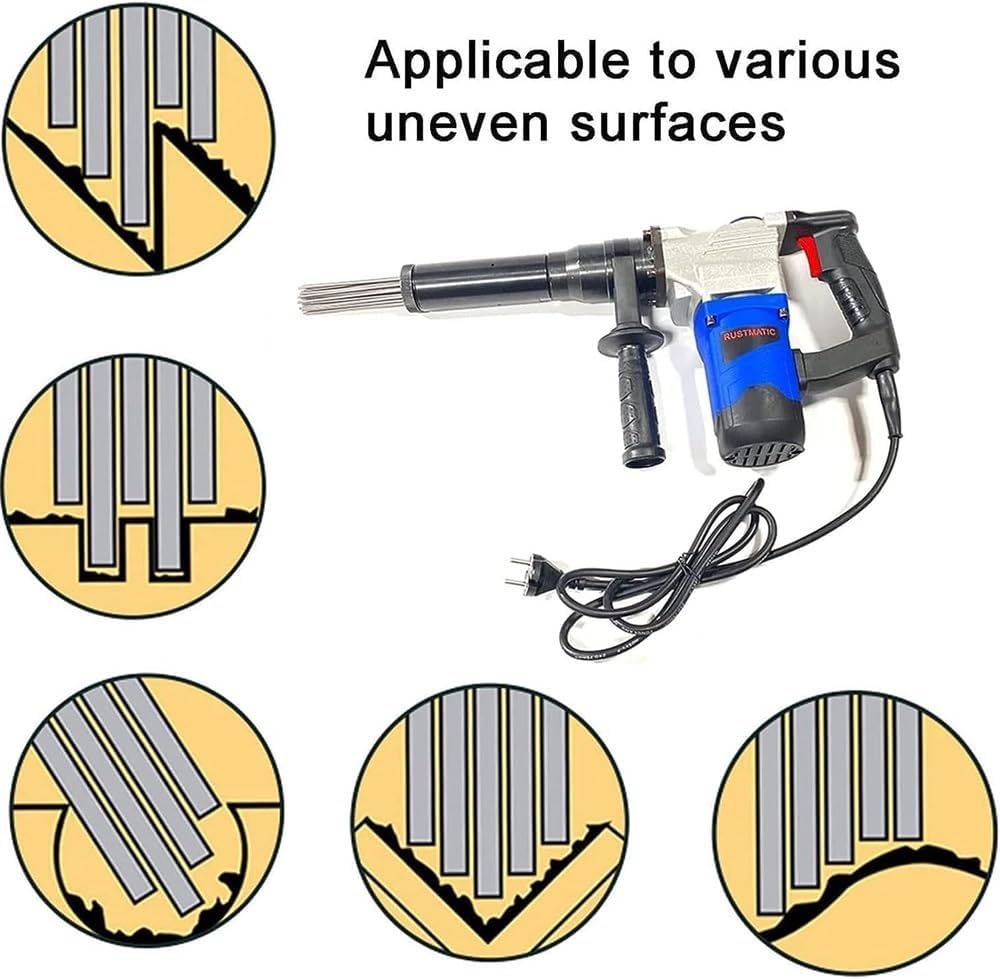 1100W Electric Needle Derusting Gun for Rust and Welding Slag Removal 1