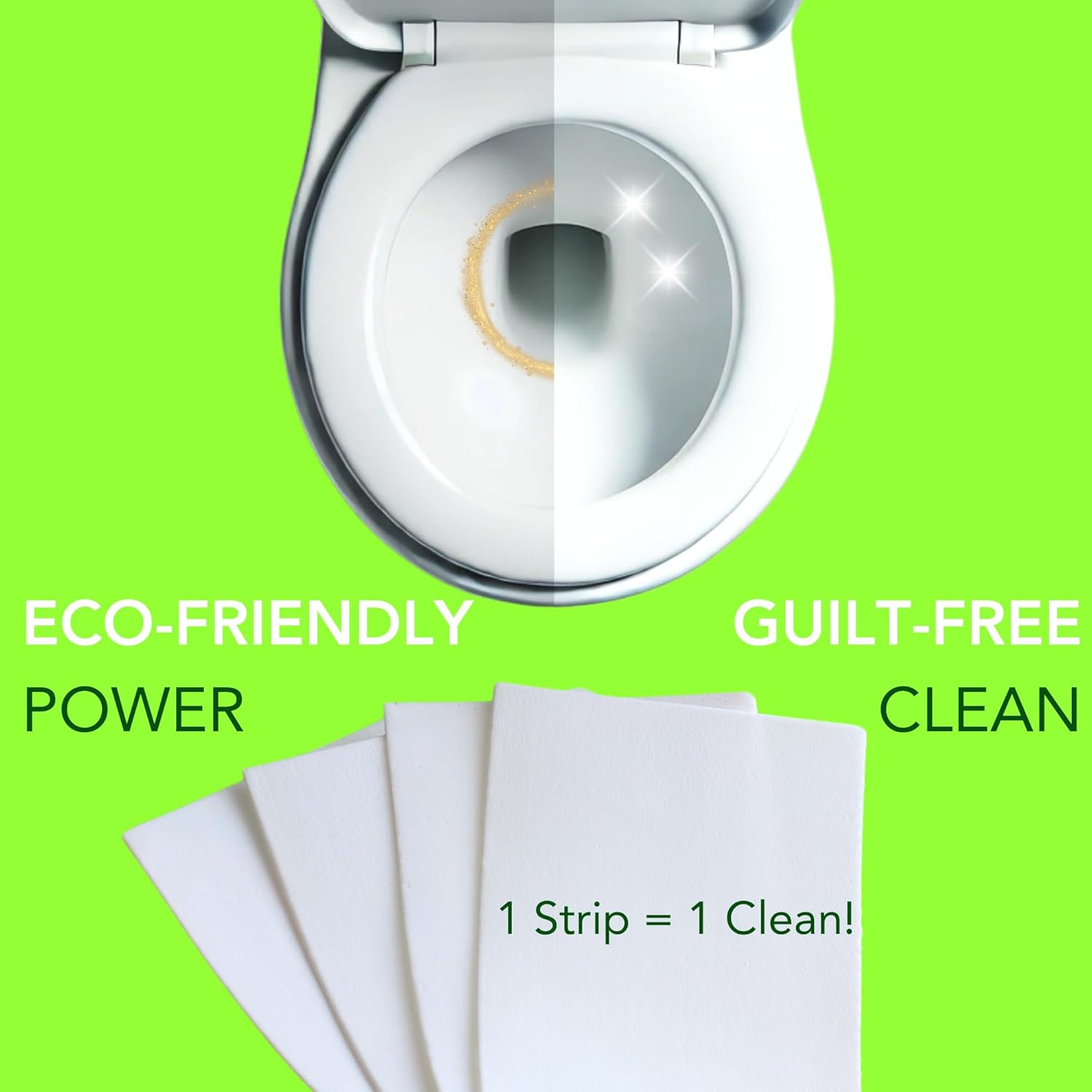 Eco Solve Toilet Bowl Cleaner Strips 60 Count