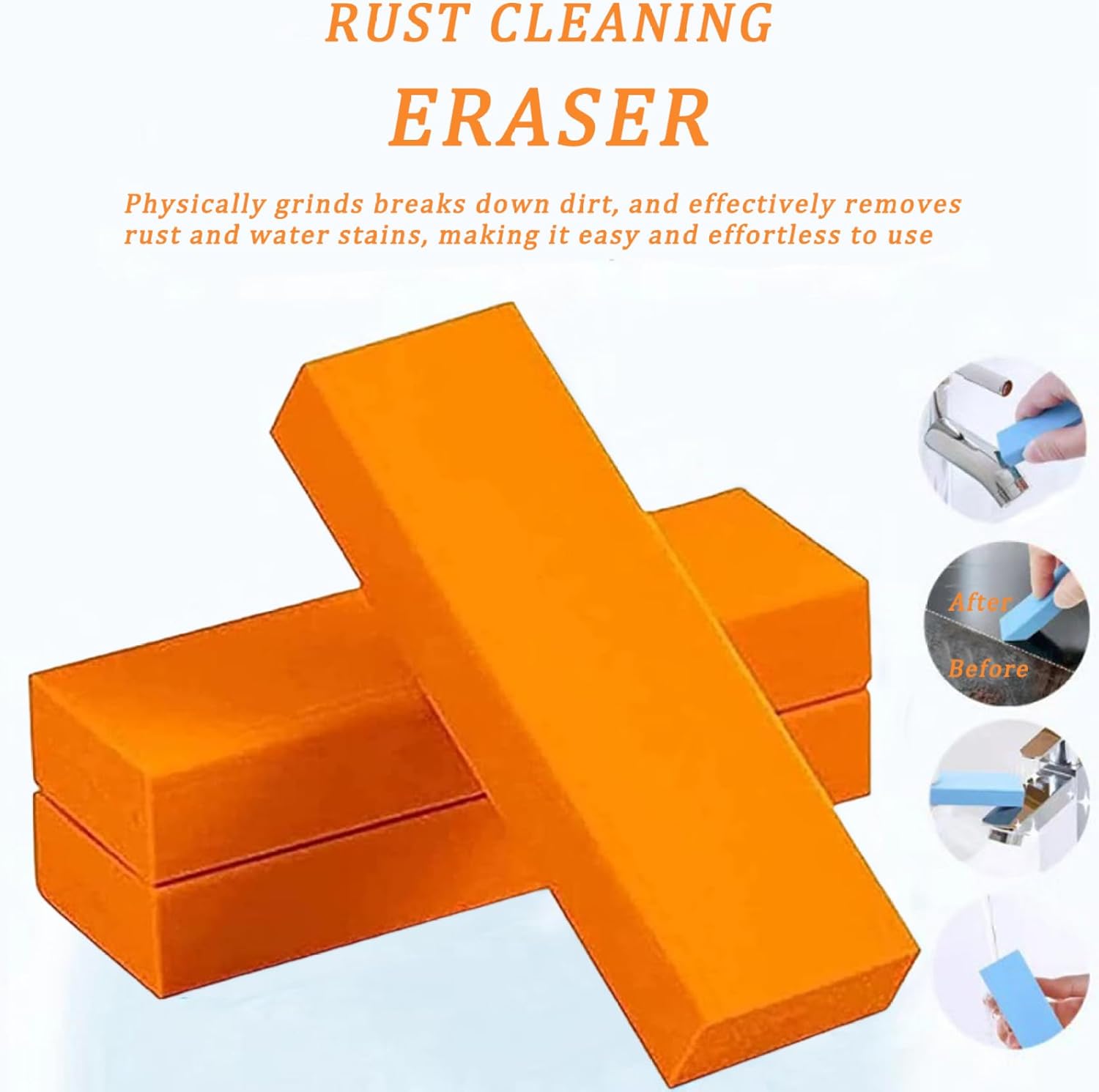 Lawnrden Stainless Steel Rust Eraser 5Pcs Set