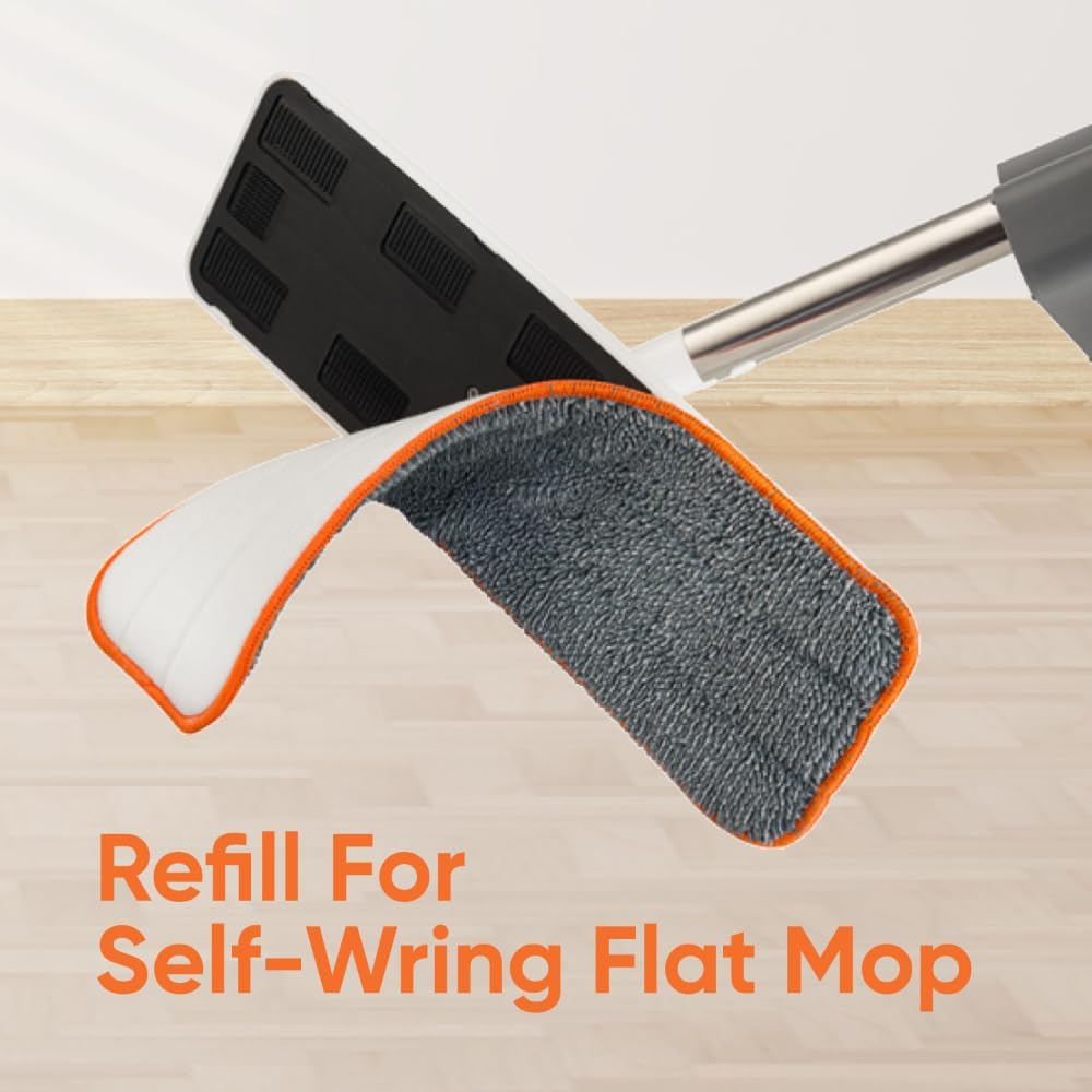 Superio Microfiber Mopping Pad - 8 x 45 Streak-Free