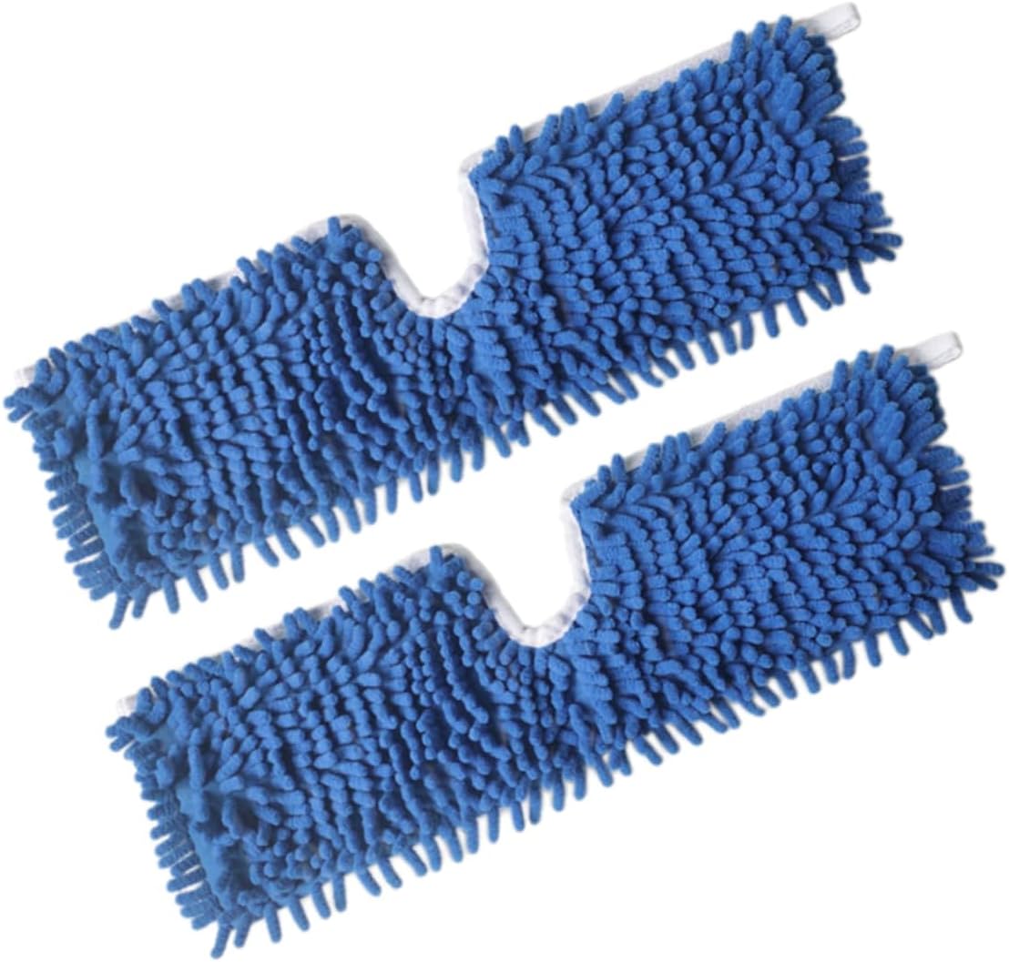 CALLARON 2pcs Chenille Mop Replacement Pads Reusable