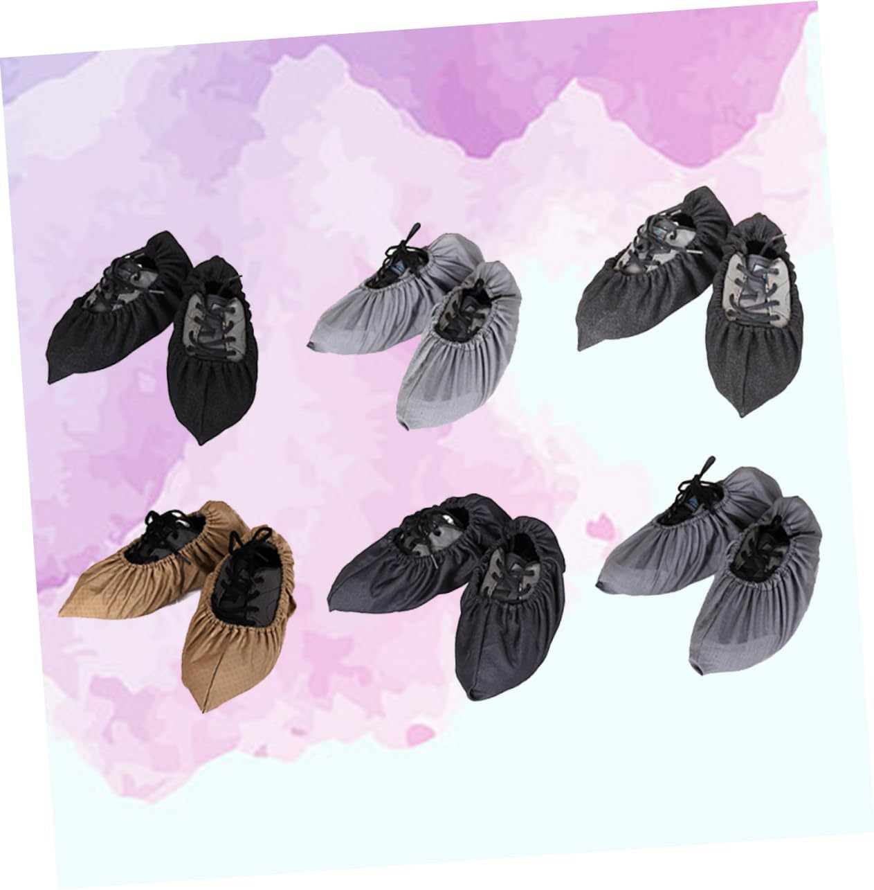 PACKOVE Mopping Shoes Cover 1 Pair Non-Slip Indoor Cleaning Shoes 1