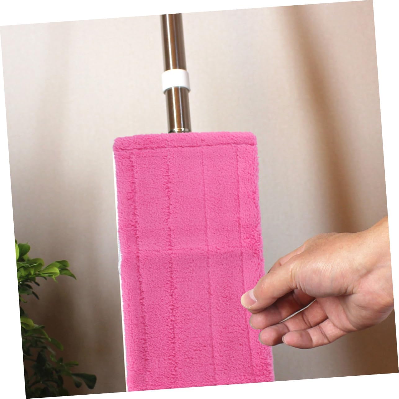 4PCS Coral Microfiber Mop Refill for Hard Floors