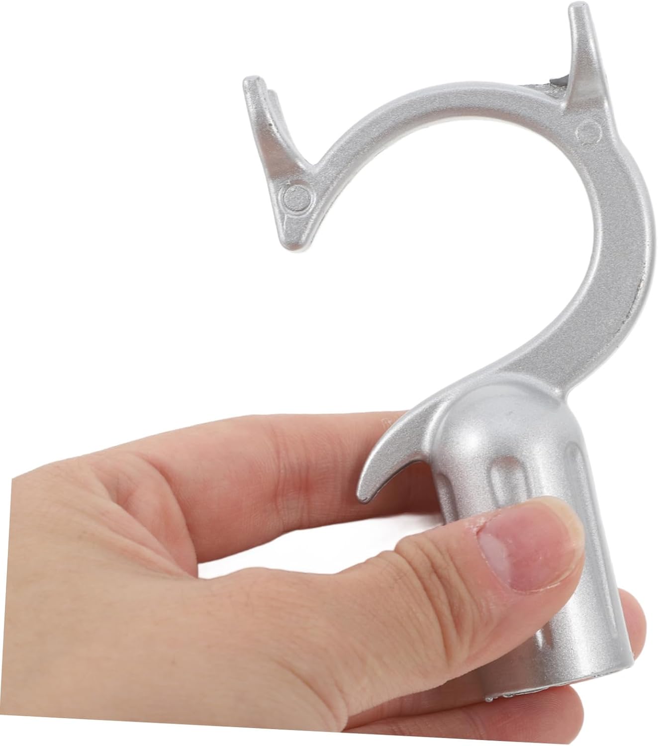 4Pcs Aluminum Alloy Mop Pole Hook Replacement for Durable Cleaning