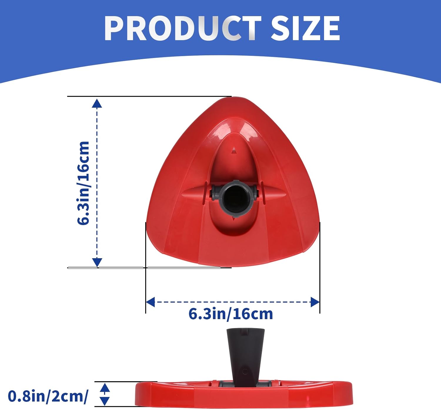 HiBaBy Spin Mop Head Replacement for OCedar Mop EasyWring 1-Tank System