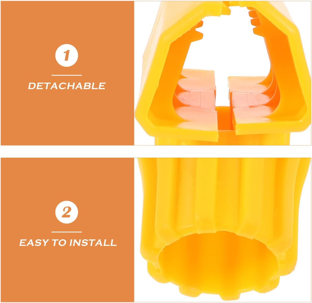 COOLHIYA 2pcs Detachable Mop Head Clamp Replacement