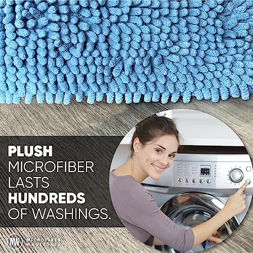 18 Microfiber Mop Pads - 2 Pack Reusable Replacement Heads
